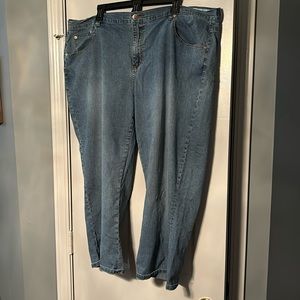 Avenue Blues faded blue jeans size 22